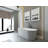 Freestanding Solid Surface Soaking Bathtub Matte White