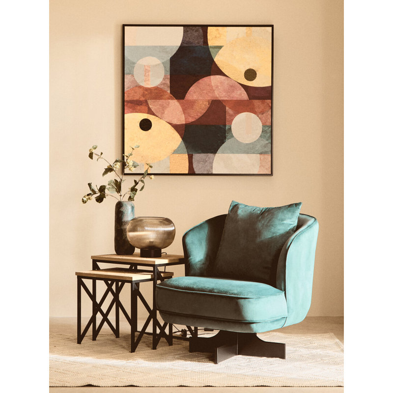 Velvet Sofa, Blue