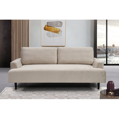 Akeam 3 Seater Velvet Sofa