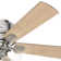 52" Crestfield 5 - Blade Flush Mount Ceiling Fan with Lights and Pull Chains