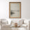 Œuvre encadrée de qualité supérieure - impression de paysage rétro pour décor de salon - 26 po x 36 po