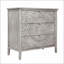 Armoires, 3 tiroirs de style américain avec tiroirs coulissants lisses et amp; Dispositif anti-basculement | Bois aggloméré brun noyer | Chambre à coucher
