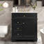 Meuble-lavabo de 30 po avec lavabo, un tiroir basculant, trois tiroirs, tablette de porte, porte à fermeture douce