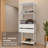  Wardrobe Clothes Storage Rack with 2 Drawers and Open Shelves 27"L Multiuse Cabinet for Bedroom Organization - White-1661853301