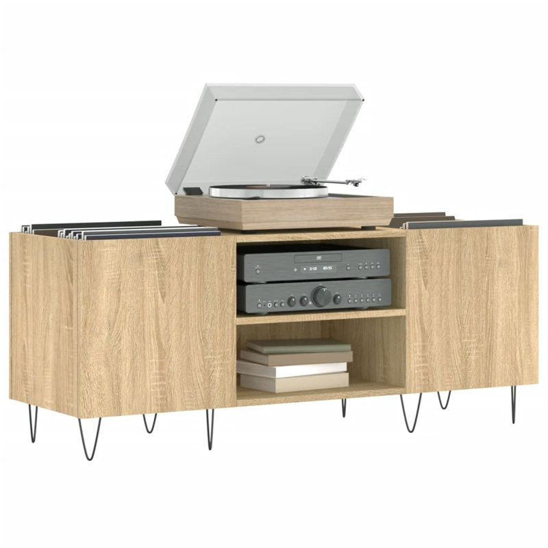 48cm H Media Cabinet, Sonoma Oak