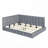 Upholstered Daybed/Sofa Bed Frame-1303876785