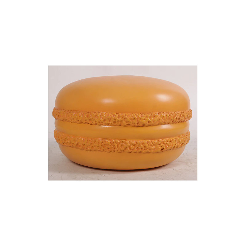 Abagael Macaroon Over Sized Statue, Orange