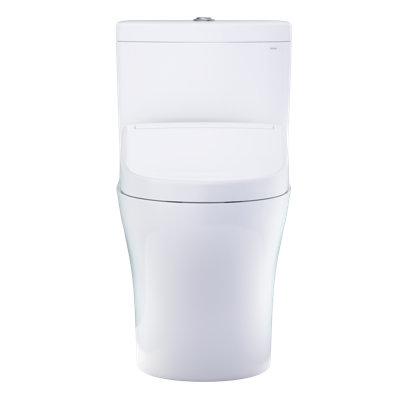TOTO® WASHLET+®  Aquia IV Two-Piece Elongated Dual Flush 1.28 and 0.9 GPF Toilet and WASHLET S5 Bidet Seat, Cotton White - MW4463446CEMGN#01
