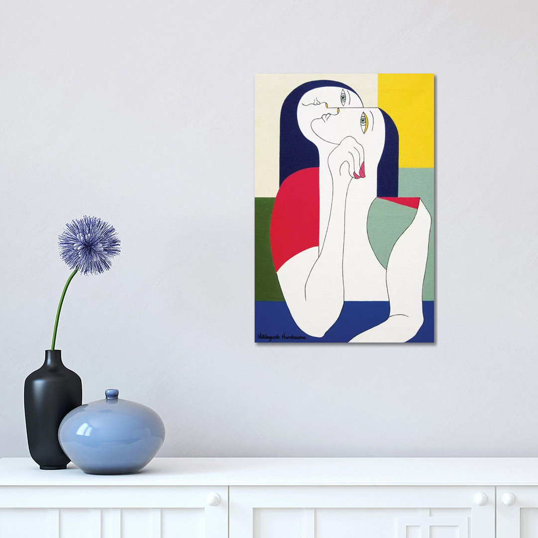La Pensée Sauvage by Hildegarde Handsaeme - Wrapped Canvas Graphic Art