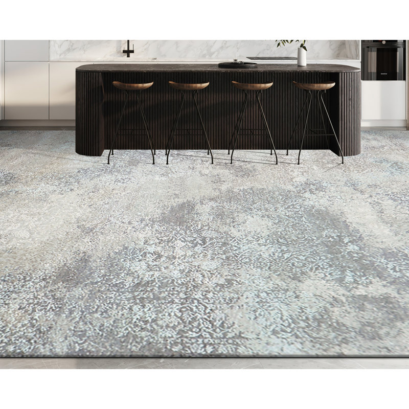Floral Area Rug, Rectangle 9' x 12'