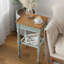 Table de bout carrée rustique Psoma-1979061676