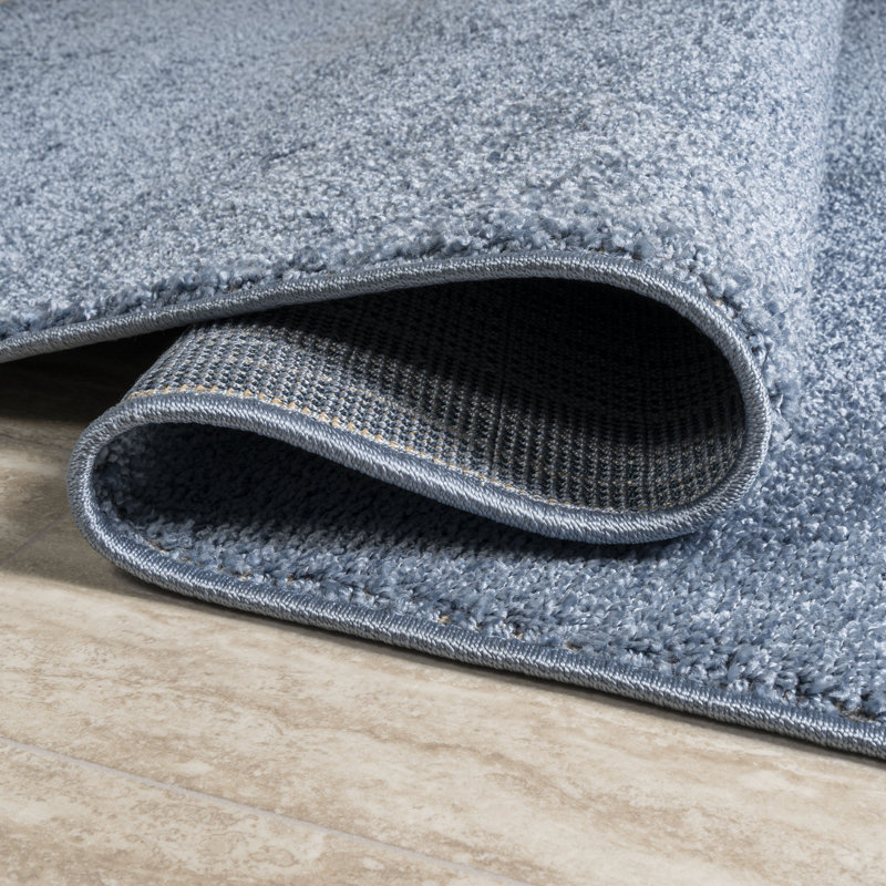 Tapis bleu Asam, Rectangle 2 pi 9 po x 5 pi