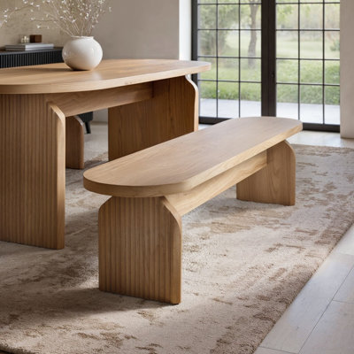 Upholstered Medium Density Fiberboard (MDF) Bench