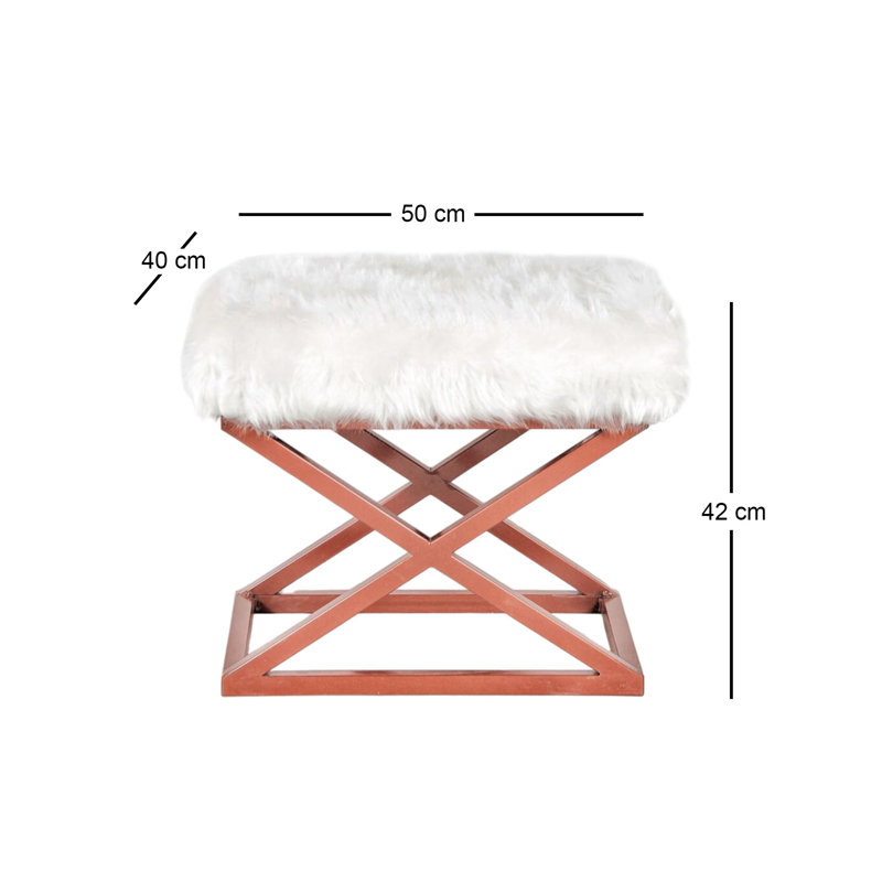 Pouf, Blanc