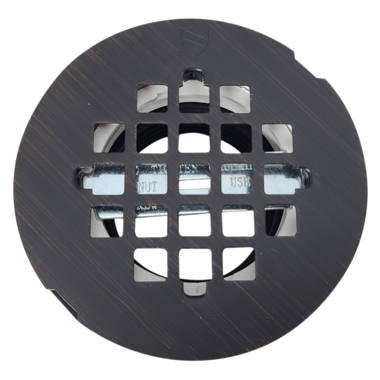 Shower drain covers for acrylic, fiberglass, metal, and tile