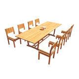 Latona Outdoor 9 - Piece Teak Dining Set