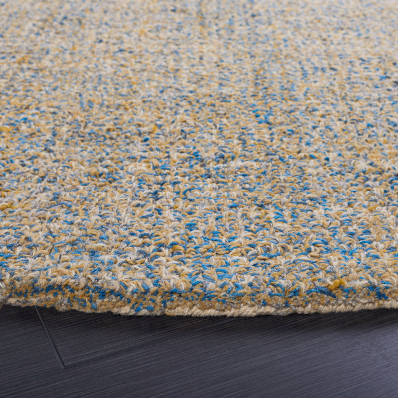 Jaymeson Abstract Hand Tufted Performance Abstract Rug, Round 6'
