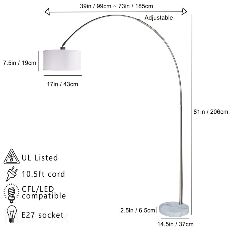 Lampe sur pied 81 po H