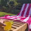 Jorah Large Cabana Stripe Beach Towel-110974589