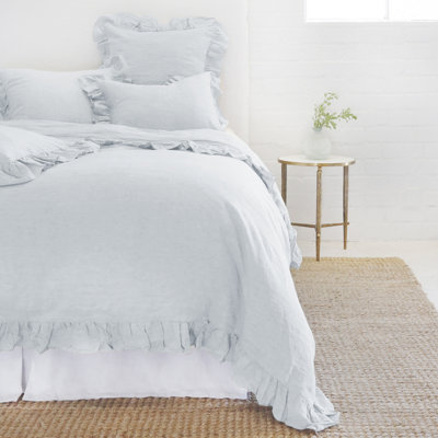100% Linen Solid Colour Duvet Cover Set