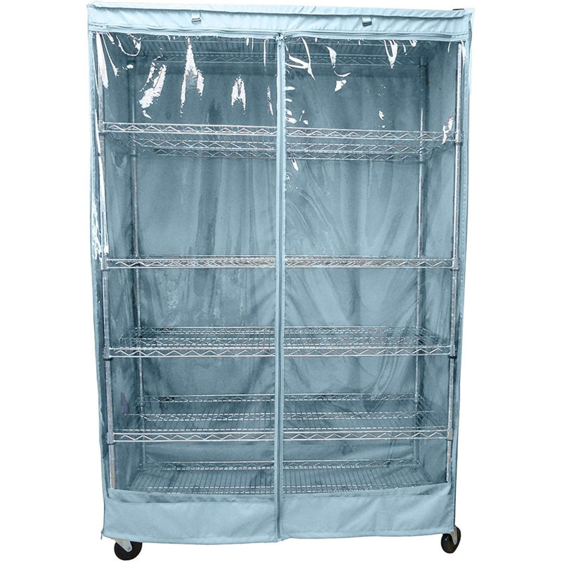 Housse pour étagère London, Bleu, H 72 po x l 36 po x P 18 po