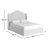 Evonna Upholstered Wingback Bed