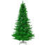 Vickerman 7.5' Tinsel Green Artificial Christmas Tree featuring 1634 PVC tips and 750 Green Dura-lit LED Italian Style lights-1553526158