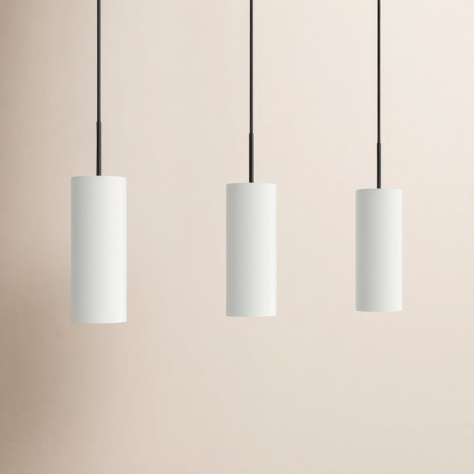 Troy 3 Light Glass Pendant