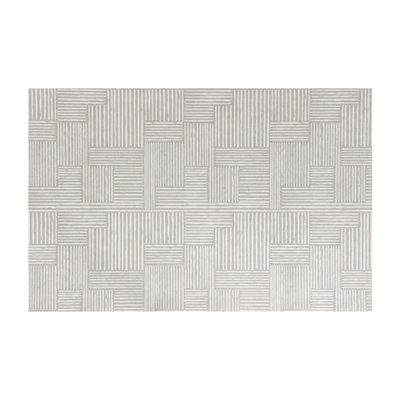 Tapis de cuisine anti-dérapant Un-Rug Organic Squares par Matterly