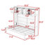 Lit escamotable en bois avec armoires supérieures, conception pliable peu encombrante-1086208194-1086208195