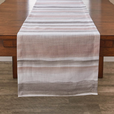 Bossie Rectangular Striped Table Runner
