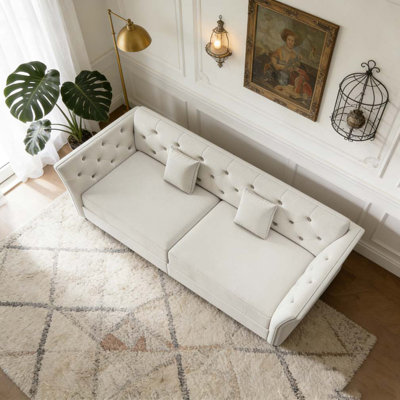 74.4" Queen Pull Out Sofa Bed