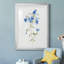 «Blue Blossom Botanical II» - peinture encadrée-603767721-603767638