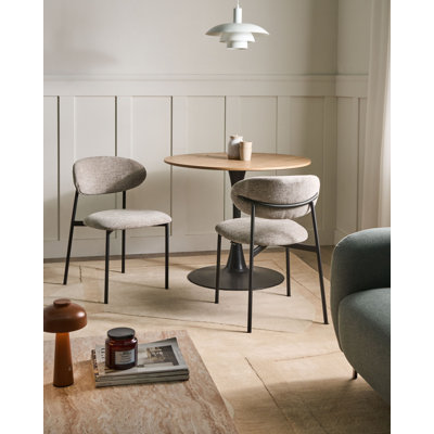 46cm H Upholstered Side Chair in Beige