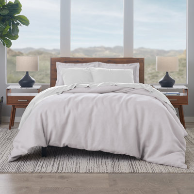 EJ Classic 100% Luxe Cotton Sateen Duvet Cover Set - Smooth & Breathable
