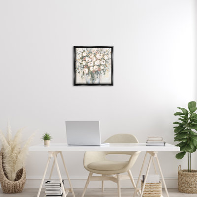 «Round Blossoms in Bouquet Black», art par Leah Noel Art