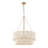 23.6" 6-Light Modern Rope Drum Chandelier-1987355956