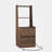 Modern Night Stand with Bookshelf-109324383