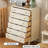 Sturdy Solid Wood 6-drawer Storage Cabinet