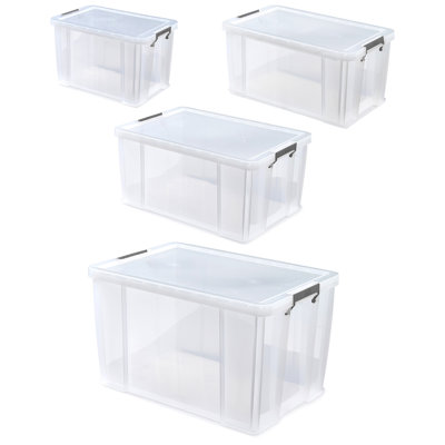 Whitefurze Polyethylene Plastic Underbed Storage