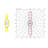 Bloc Vertical 1-Light Flush Mount