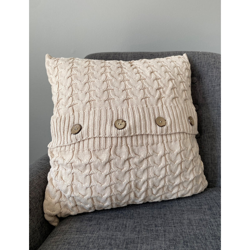  Housse de coussin en acrylique, Beige