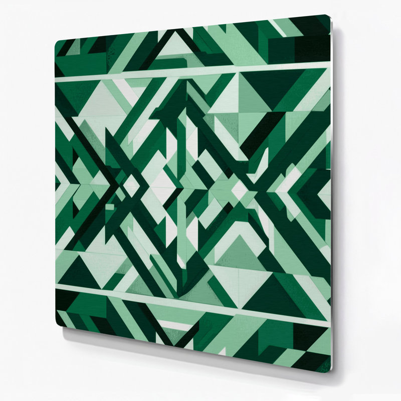 Art mural vert Op Op 53