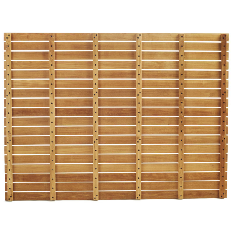 Large Teak Wood Anti-Slip Shower Mat