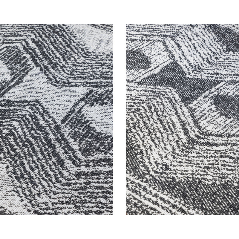 Dynamic Geometric Indoor / Outdoor Area Rug, 80cm x 150cm