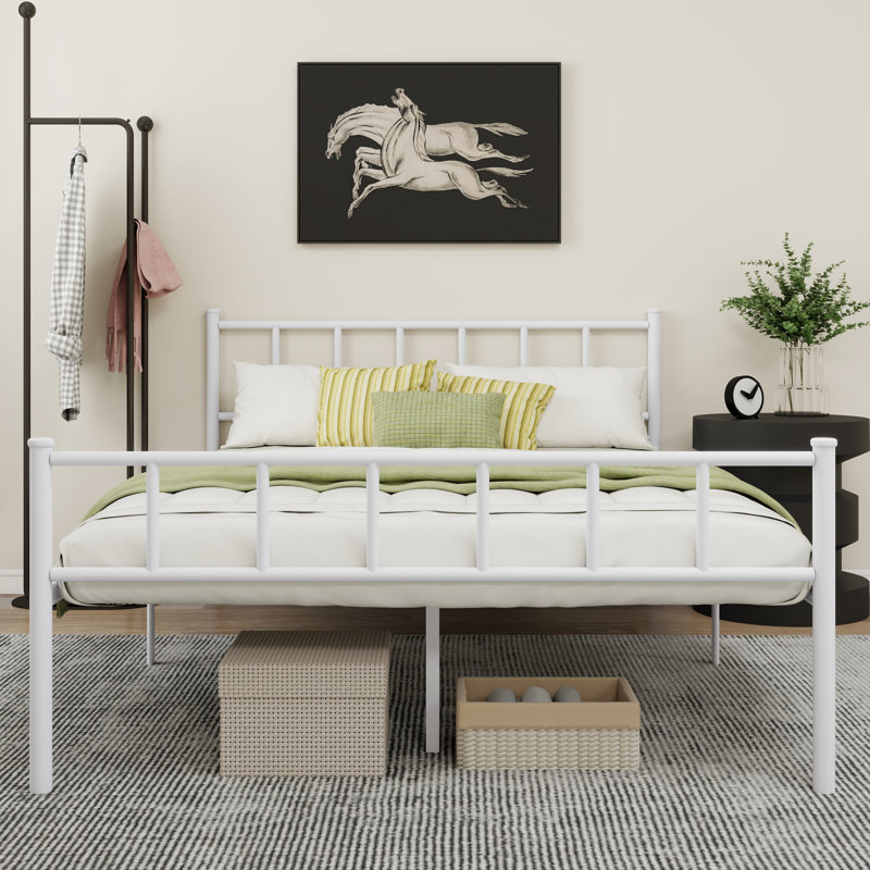 Cadre ouvert en métal, Complète, White
