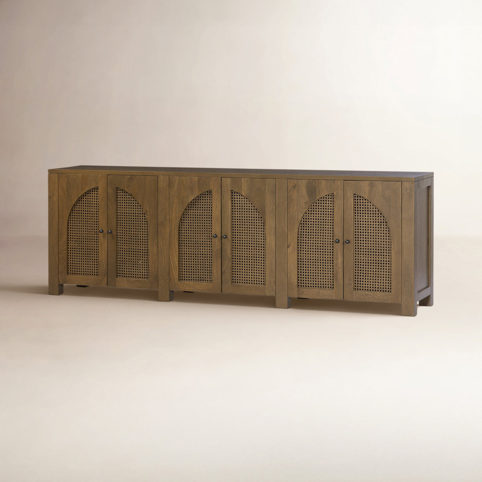 Silfa Mango Sideboard, Taupe Mango, 33"H x 98"W x 18"D