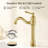 Single-Handle Single Hole Swivel Spout Bathroom Vessel Sink Faucet With Pop-Up Drain Assembly-115707344