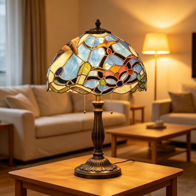 Lampe de table Tiffany de style Tiffany