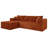 Boneless 93'' Modular Sectional Sofa, Cloud Sectional Couch With Deep Seat, Modern Modular L-shape Sofa Couch With Chaise,upholstered Couches For Living Room Bedroom,no Assembly-283745407-283745402